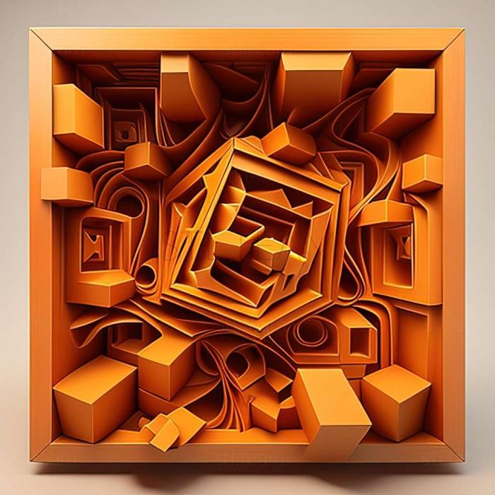 3D модель Кубическая игра (STL)